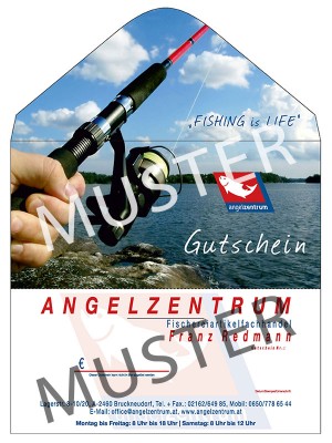 Gutschein für Angler und Fischer